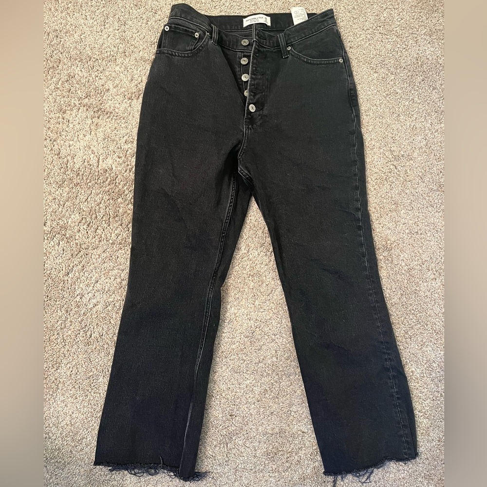 Abercrombie & Fitch Black High-Rise Women Jeans